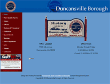 Tablet Screenshot of duncansvillepa.org